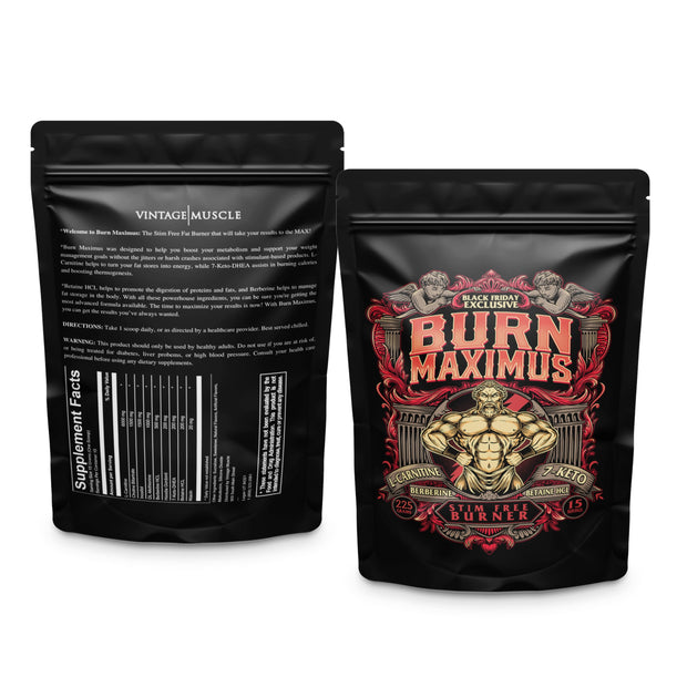 BURN MAXIMUS (STIM FREE FAT BURNER) LIMITED EDITION