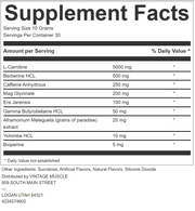 ADRENOBURN - Fat Burning Preworkout